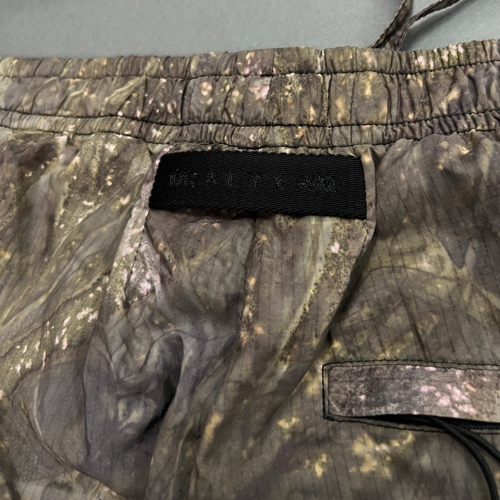 ALYX Quantum Technical Nylon Track Pants In Camo Green in Medium 1017 ALYX X 9SM - Picture 10 of 16